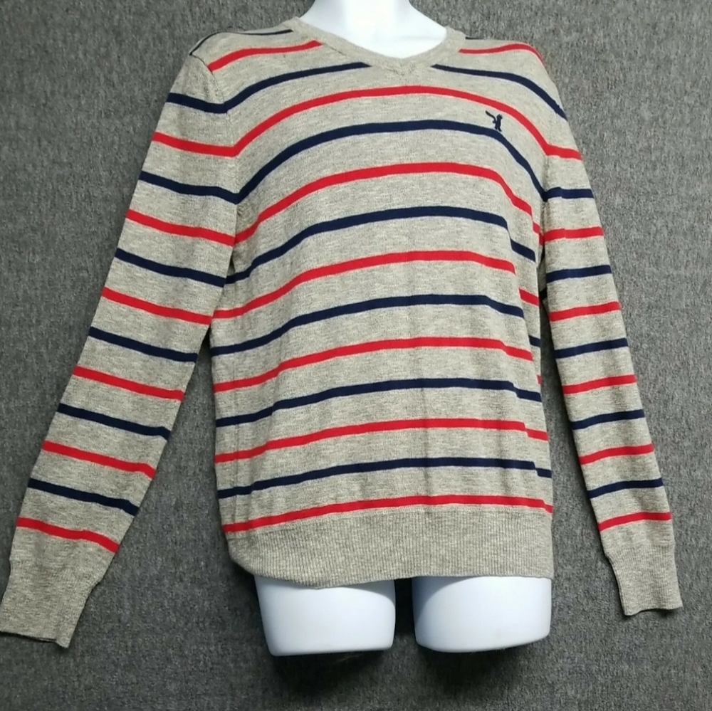 American Eagle AE Long Sleeved Striped Sweater Men's Size Medium